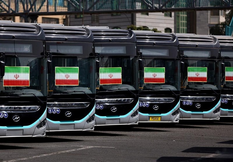 ۱۱۰ اتوبوس برقی در راه تهران ۱۱۰ اتوبوس برقی در راه تهران