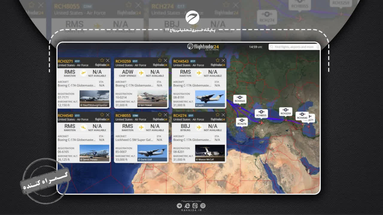تصویرسازی نادرست از پروازهای نظامی در قفقاز
