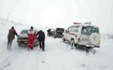 نجات جان ۳۵۰۰ مسافر گرفتار در جاده‌های برفی کشور